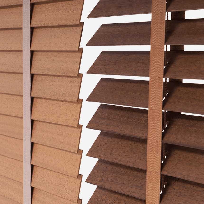 Houten Jaloezieën 50mm ABACHI