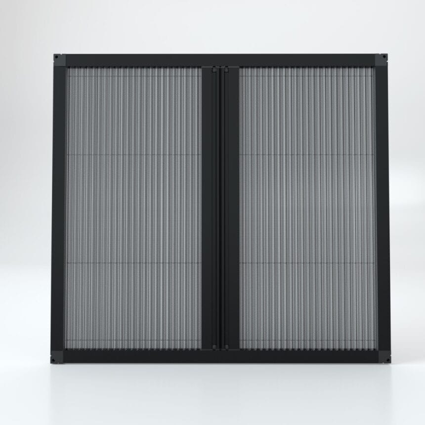 Dubbele Plissé Hordeur